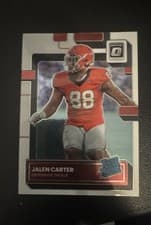 Jalen Carter 2023 Panini Chronicles Draft Picks Donruss Optic Rated Rookie card