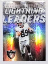 2025 Topps Chrome Lightning Leaders Brock Bowers #LL-16 card