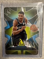 Giannis Antetokounmpo 2024-25 Panini Silhouette Superstars Die-Cut card