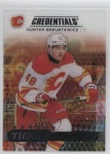 2025-26 Upper Deck Credentials Acetate Debut Ticket Access Hunter Brzustewicz #DTAA-HB card