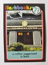 First Starbucks opens 2020 Topps Heritage News Flashbacks card