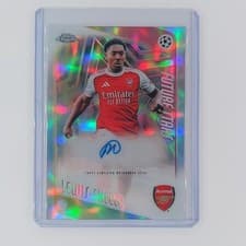Myles Lewis-Skelly 2025 Topps Chrome UEFA Future Stars Autograph card