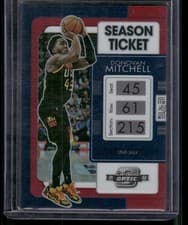 Donovan Mitchell 2021 Panini Contenders Optic card
