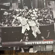 2025 Topps Black & White Shutter Speed Aaron Judge #SS12 card