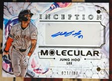2025 Topps Inception Inception Molecular Autographs Jung Hoo Lee #IMA-JL card