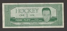 Pierre Pilote 1962 Topps Hockey Bucks card