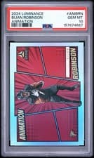 Bijan Robinson 2024 Panini Luminance Animation card