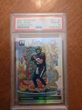 Mac Jones 2021 Panini Donruss Downtown card