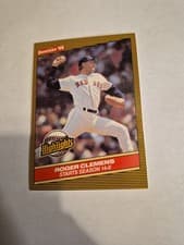 Roger Clemens 1986 Donruss Highlights card