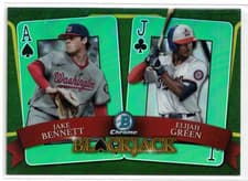 2022 Bowman Draft Blackjack Elijah Green, Jake Bennett #BJ-5
