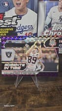 Brock Bowers 2025 Panini Mosaic Moments in Time card