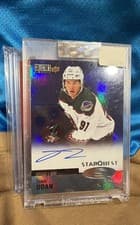 2024-25 Upper Deck Clear Cut 1997-98 Collectors Choice Starquest Josh Doan #CSA-JD card