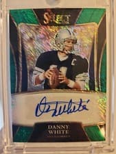 Danny White 2021 Panini Select Signatures Select card