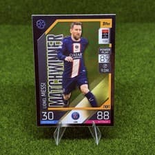 Lionel Messi 2022 Topps Match Attax UEFA Champions League card