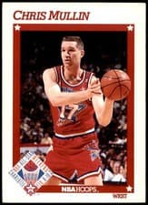 Chris Mullin 1991-92 Hoops Base Set card