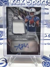 2024 Panini Spectra Aspiring Patch Autographs Adonai Mitchell #APA-AML card
