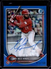 2025 Bowman Chrome Rookie Autographs Rece Hinds #CRA-RH card