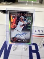Jackson Holliday 2024 Topps Chrome Rookie Autograph card