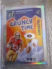 2025 Donruss Crunch Time Christian McCaffrey #CRU-CMC card