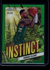 2024-25 Topps Chrome Instinct Damian Lillard #INS-23 card