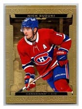 Nick Suzuki 2022 Upper Deck Tim Hortons Gold Etchings card