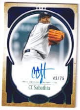 2026 Topps Tier One Prime Performers Autographs CC Sabathia #PPA-CSA card