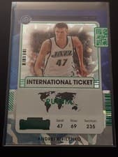2021 Panini Contenders International Ticket Andrei Kirilenko #8