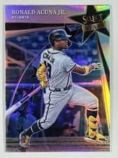 Ronald Acuna Jr. 2022 Panini Select Stars card