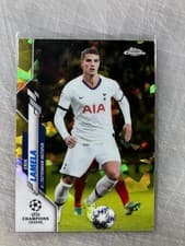 Erik Lamela 2019 Topps Chrome UEFA Champions League Sapphire card