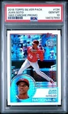 2018 Topps Silver Pack 1983 Chrome Promo Juan Soto #134