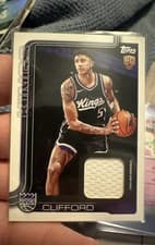 2025-26 Topps Flagship Real One Relics Nique Clifford #FRO-NC card