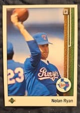 Nolan Ryan 1989 Upper Deck card