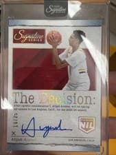 2025-26 Panini Signature Series The Decision Alijah Arenas #3 card