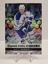 2024-25 SP Authentic Holofoil Legends Mats Sundin #HFL-4 card
