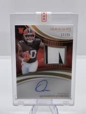 2025 Panini Immaculate Rookie Patch Autographs Quinshon Judkins #118
