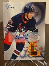 2025-26 Flair Hot Hues Autographs OF 32 Cole Perfetti #32 card