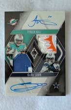 2023 Panini Phoenix Dual Patch Autographs Tyreek Hill, CeeDee Lamb #DPA-THCL