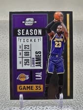 LeBron James 2020 Panini Contenders card
