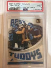 Jared Goff / Sam LaPorta 2024 Clearly Donruss Best Tuddys card
