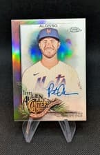 2021 Topps Allen & Ginter Chrome Autographs Pete Alonso #AGA-PA