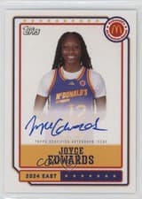 Joyce Edwards 2024 Topps Chrome McDonald's All-American Event Autographs card