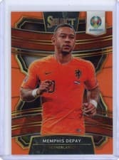 Memphis Depay 2020 Panini Select UEFA Euro card