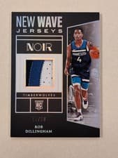 2024-25 Panini Noir New Wave Jerseys Set Rob Dillingham #25 card