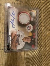 2025 Topps Holiday Autographed Relics Wyatt Langford #PAR-WL card