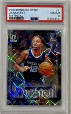 2025 2024 Panini Donruss Optic Mythical Ja Morant #11