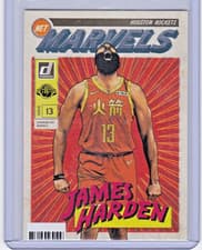 James Harden 2019 Panini Donruss Net Marvels card