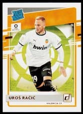 Uros Racic 2020 Panini Chronicles Donruss Rated Rookies La Liga card
