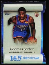 Thomas Sorber 2025-26 Topps Holiday Making The Nice List card