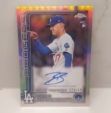 2025 Topps Chrome Update Rookie Debut Autographs River Ryan #CRDA-RR card