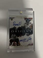 Michael Penix Jr. / Rome Odunze 2024 Panini Origins Dual Rookie Autographs card